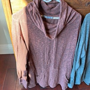Rust XL prana, Frieda tunic top